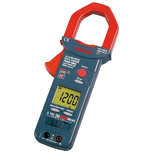 Sanwa Large Diameter AC Clamp Meter with Digital Multimeter Functions DCL1200R - main